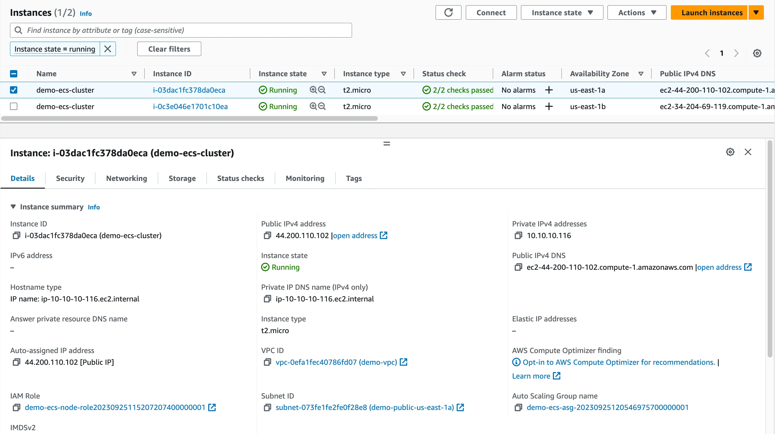 aws console