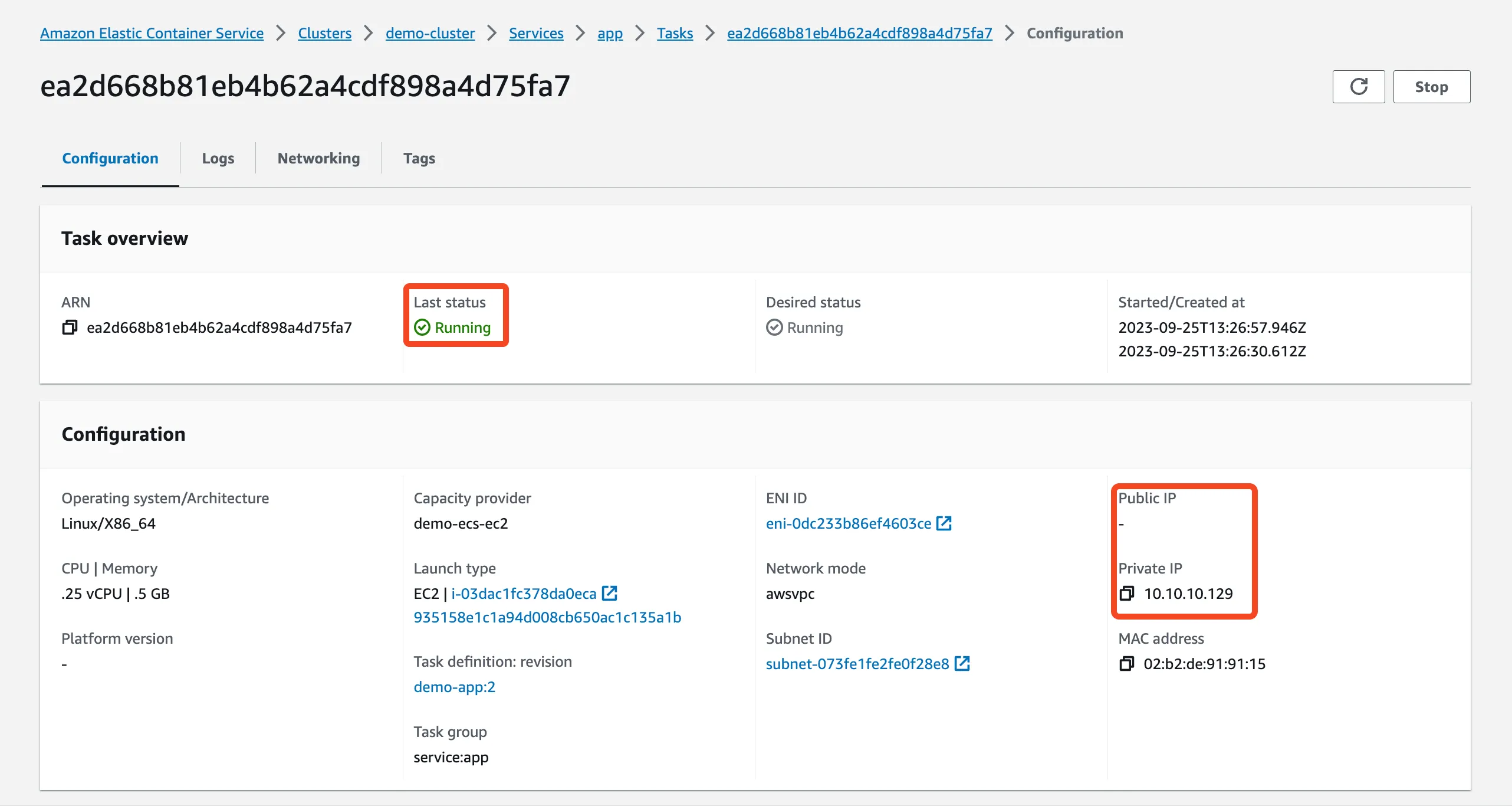 aws console